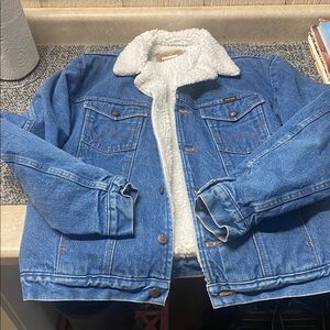 Vintage Wrangler Western Jacket - Sherpa Lined